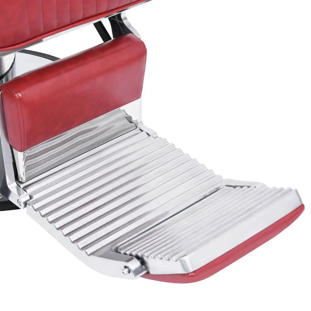 Barber Chair Red Reclining Adjustable Headrest 68 x 69 x 116 cm