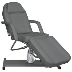 Adjustable Grey Massage Table for Spa Professionals