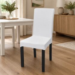 Friendly White Slipcovers Set of 6 for Your Chairs