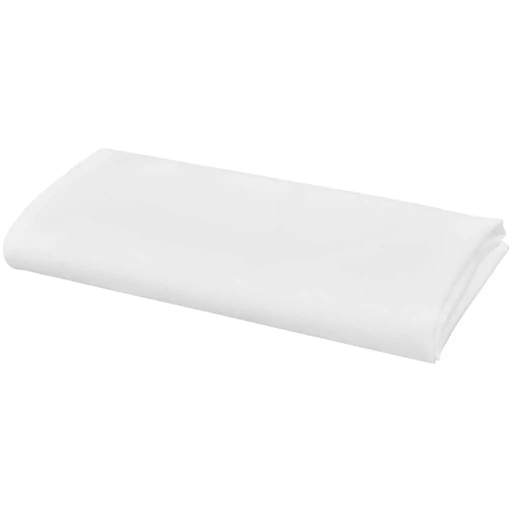 Dinner Napkins White 50x50cm 50 Piece Stain Resistant Wrinkle Resistant Machine Washable