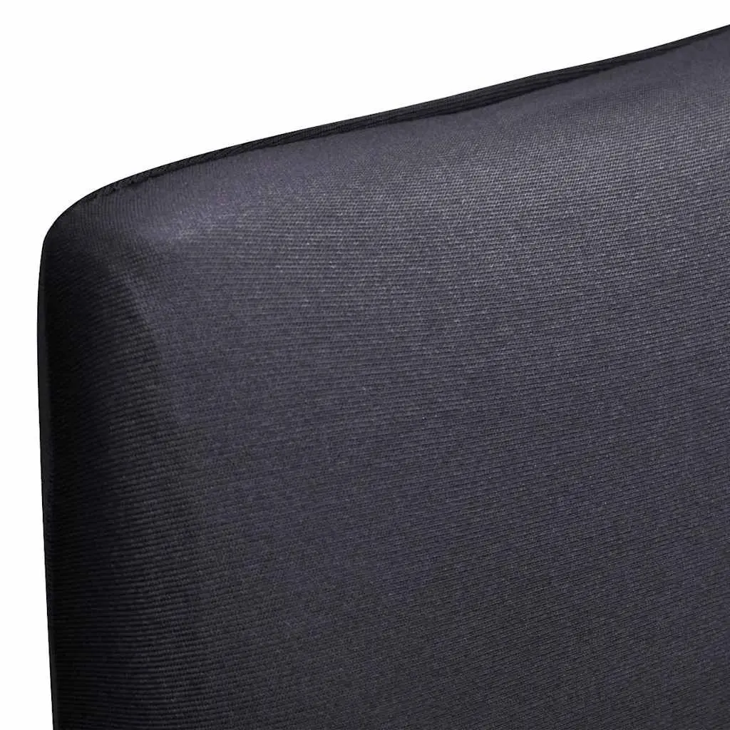 Chair Covers Set Stretchable Soft Anthracite Wrinkle-Resistant 4 Piece