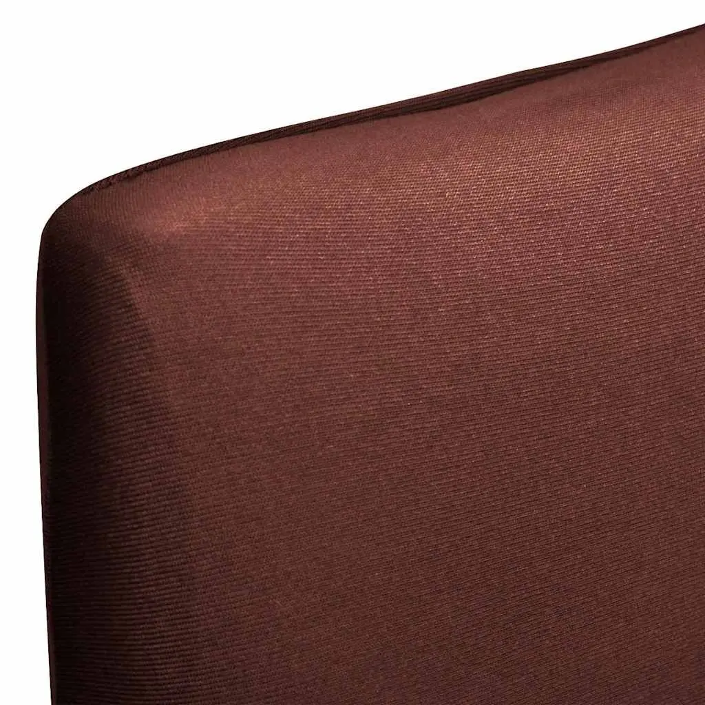 Slipcovers Stretchable Chair Covers 4 Pack Brown Soft Wrinkle-Resistant