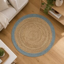 Choose a Handmade Jute Area Rug - Soft & Inviting 90cm