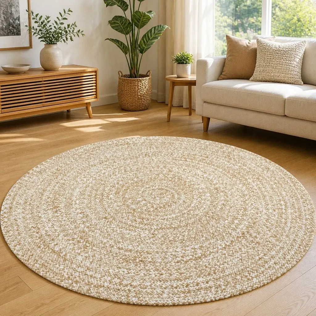 Braided Jute Area Rug
