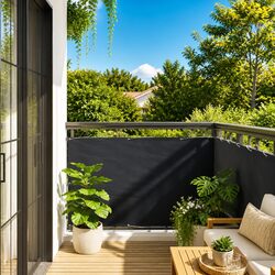 Your Essential Balcony Privacy Screen 90x500cm Anthracite