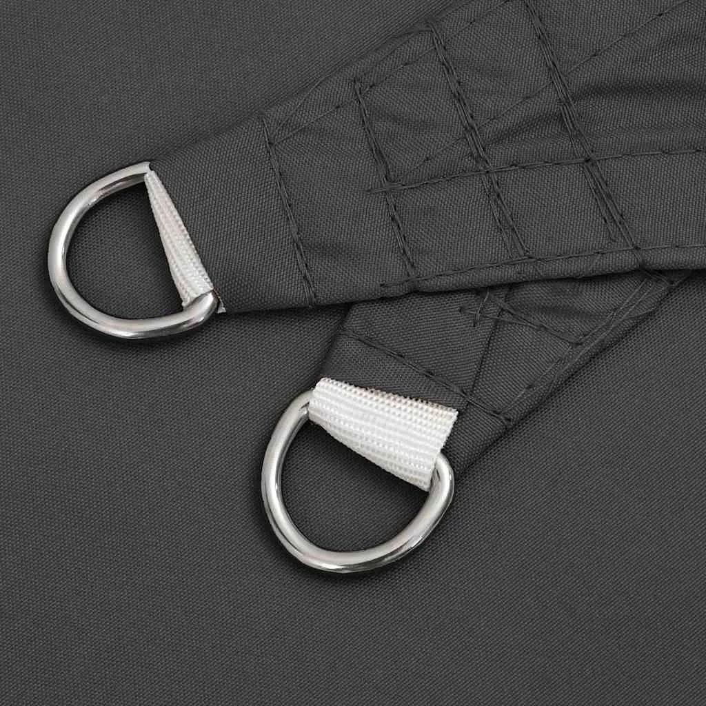 Triangular Sunshade Sail UV Protection Anthracite 2.5 x 2.5 x 3.5 m