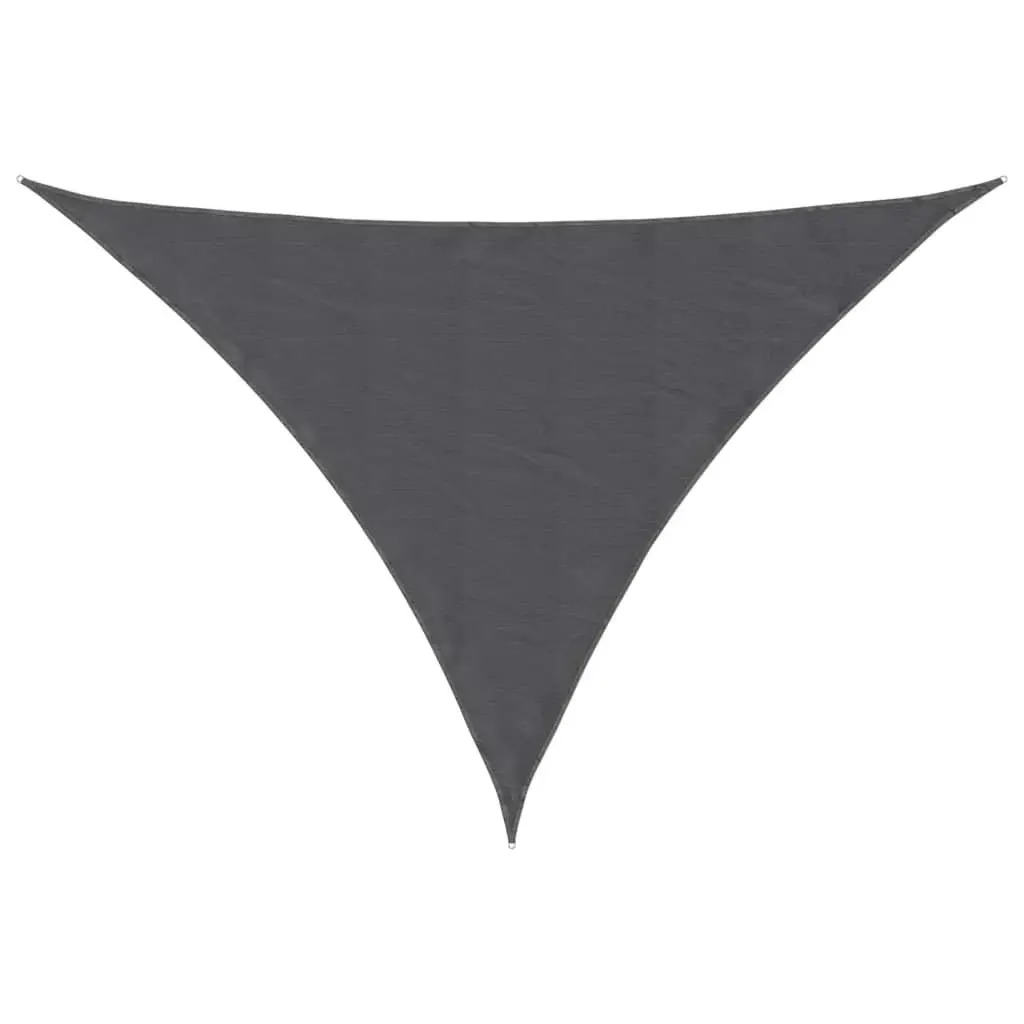 Triangular Sunshade Sail Outdoor Garden Patio Sun Protection Anthracite 5x7x7m