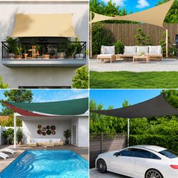 User-Friendly 3x4.5m Sunshade Sail for Easy Setup