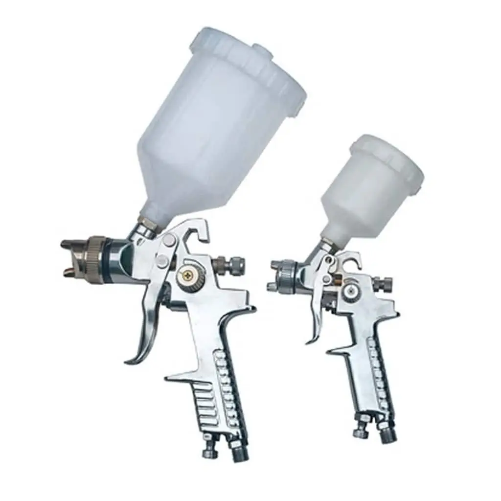 HVLP Spray Gun Kit Ergonomic Design Even Coverage Paint Sprayer Tool Small Large