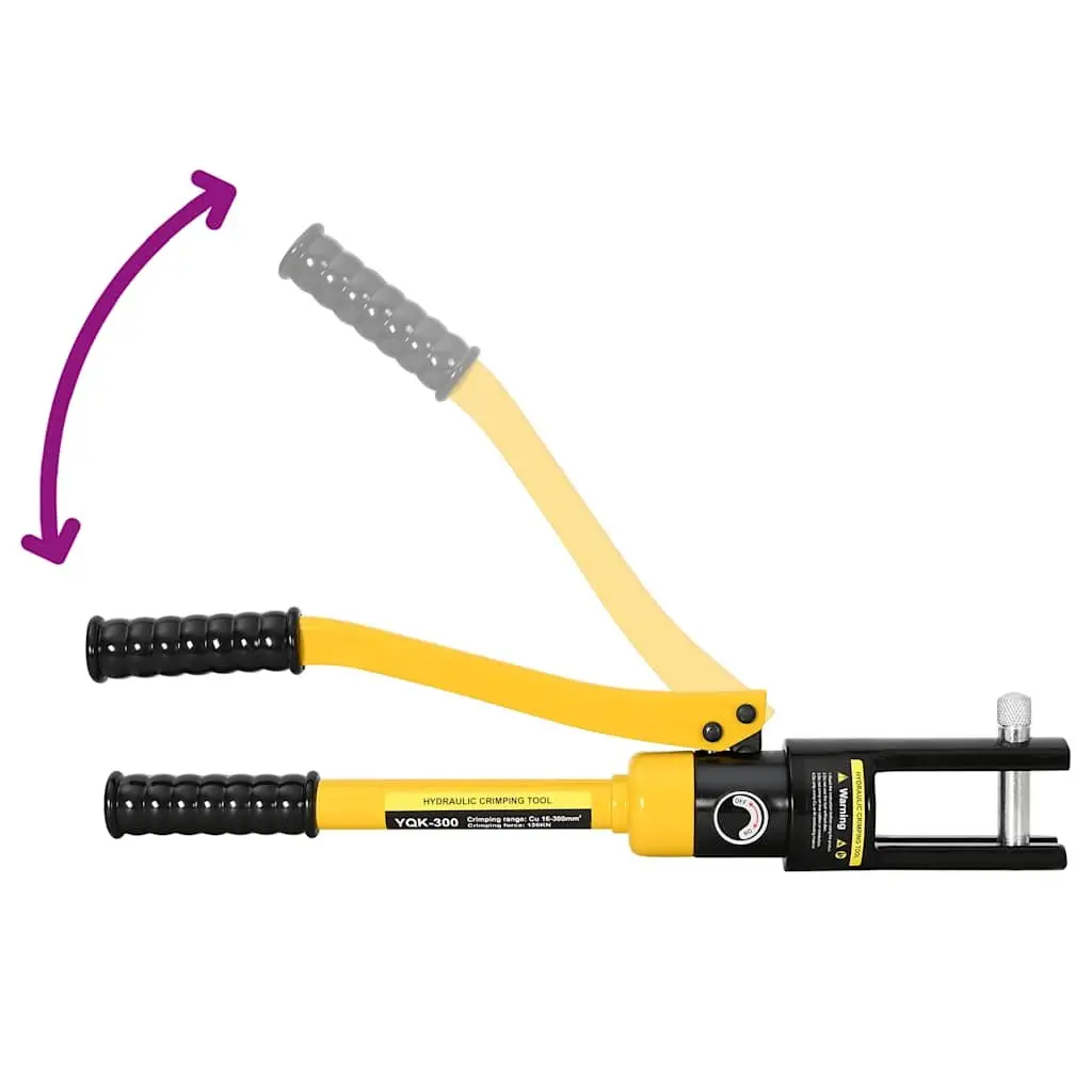 Hydraulic Crimping Tool 360° Rotating Head 10-300mm²