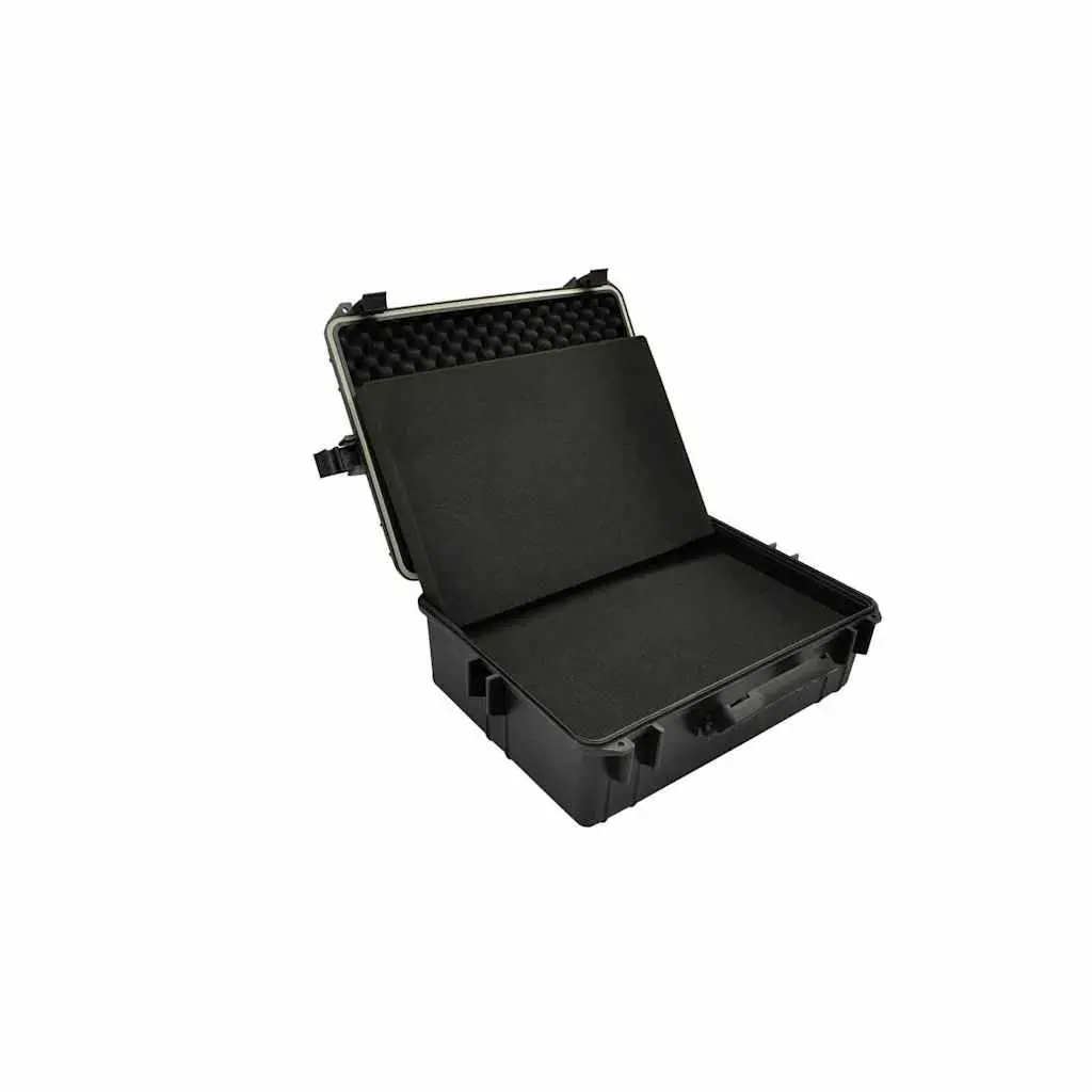 Transport Hard-Case Tool Box Storage 35L Black Lockable Carry Foam Protection
