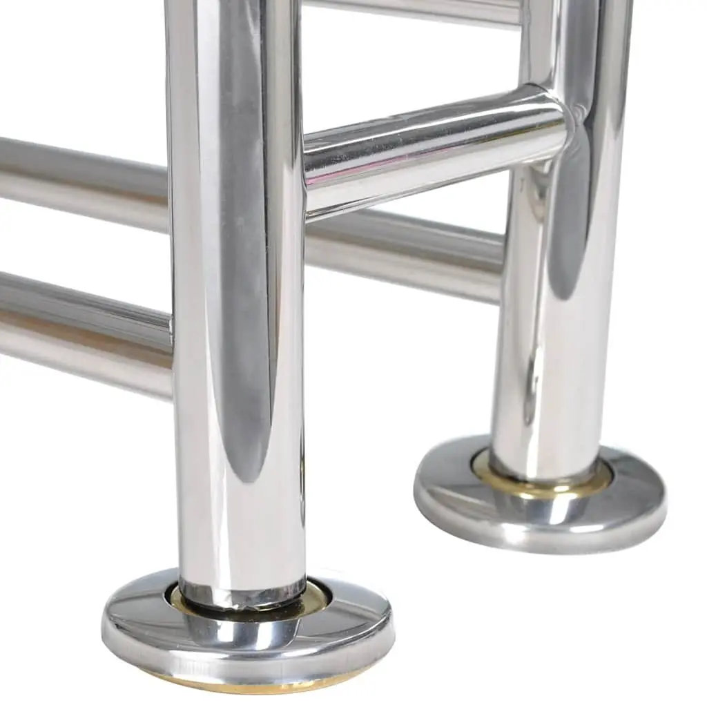 Stainless Steel Wall Mounted Towel Rack 6 Tubes Bathroom Holder Organiser