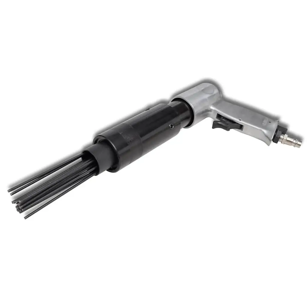 Pneumatic Needle Scaler Pistol Grip Air Tool 19 High Wear Resistant Steel Needles