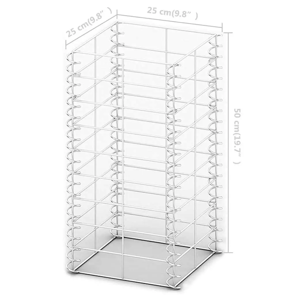 Gabion Basket Set Wire Mesh Retaining Wall 25 x 25 x 50 cm