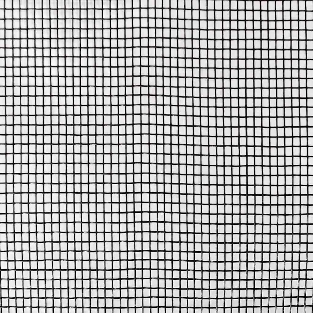 Fiberglass Mesh Screen Durable Black 100x500 cm Insect Door Window Repair DIY Fence