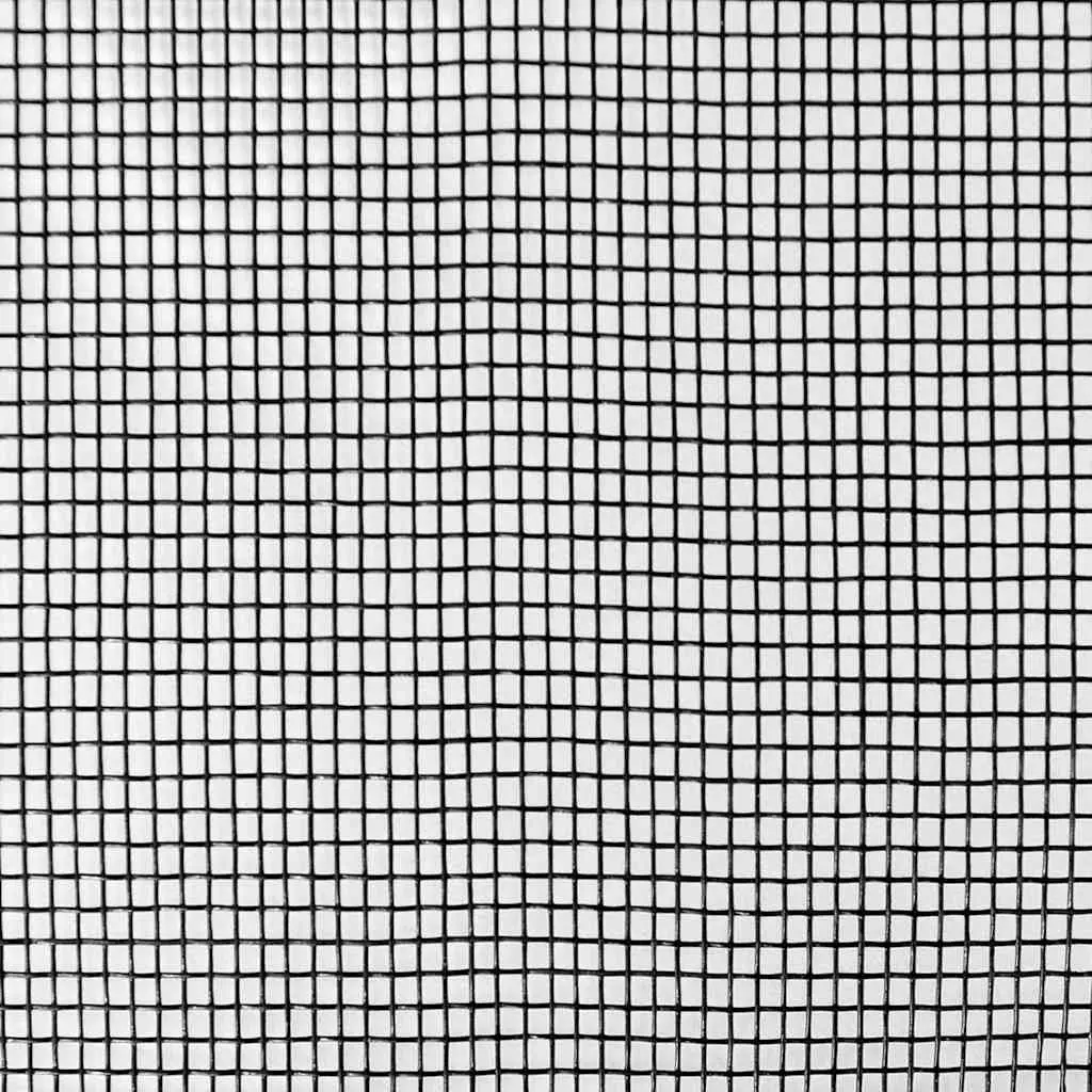 Fiberglass Mesh Screen Durable Black 100x1000 cm Insect Door Window Fence DIY