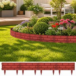 Create Beautiful Borders with Lawn Divider Edging - 11 pcs