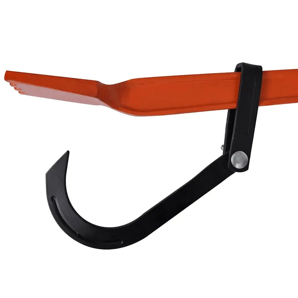 Ergonomic Tree Lifter Wedge Tool with Red Handle for Wood Stacking and Cutting