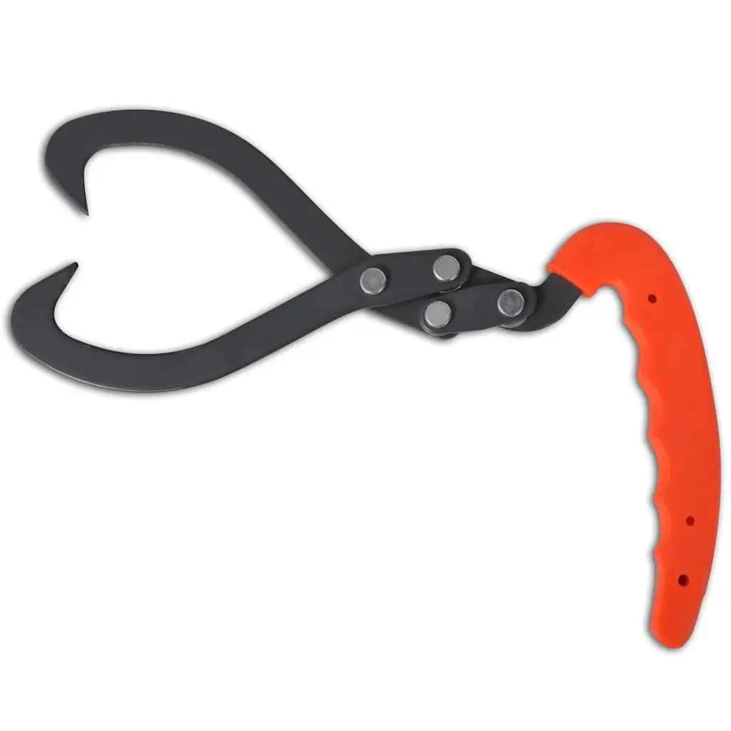 Log Tongs Ergonomic Handle Sharp Hooks 4 Piece