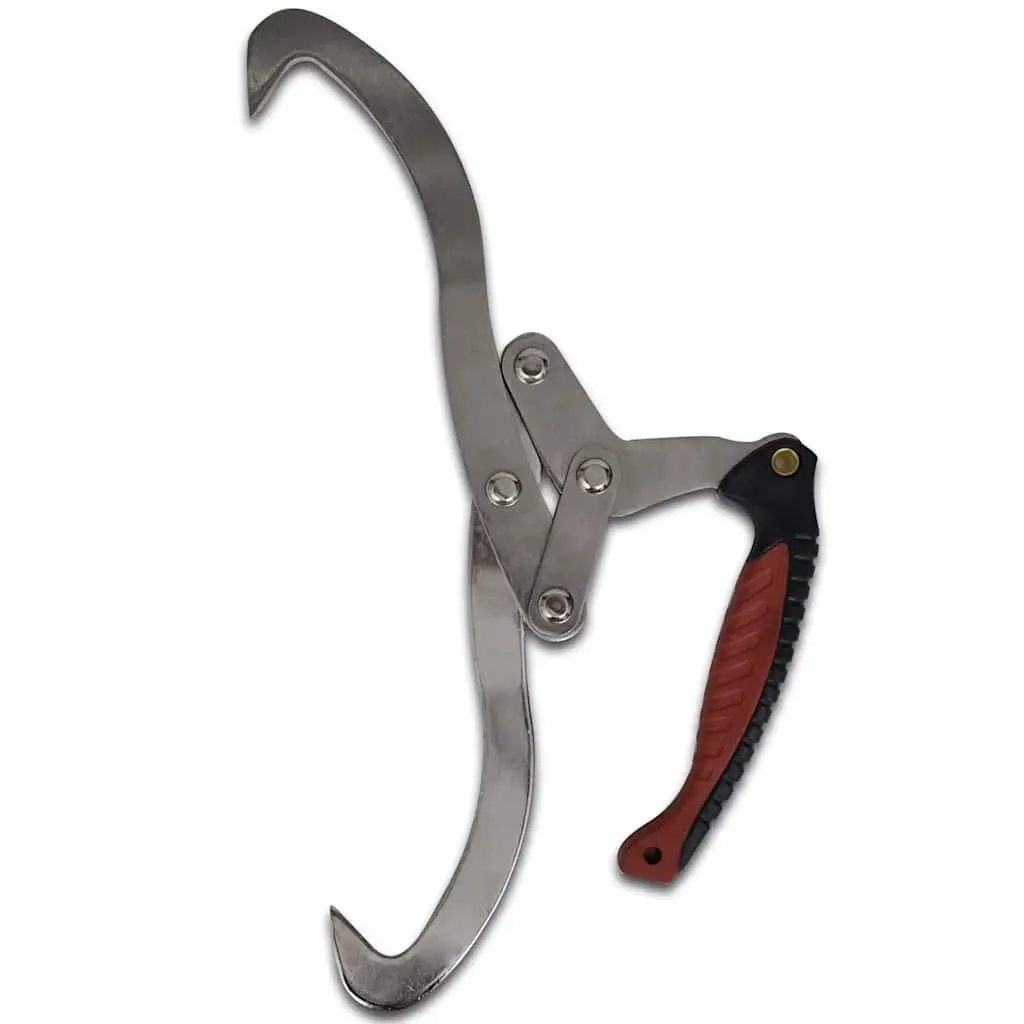 Log Tongs Ergonomic Handle Firewood Stacking Lifting Tool 2 Piece