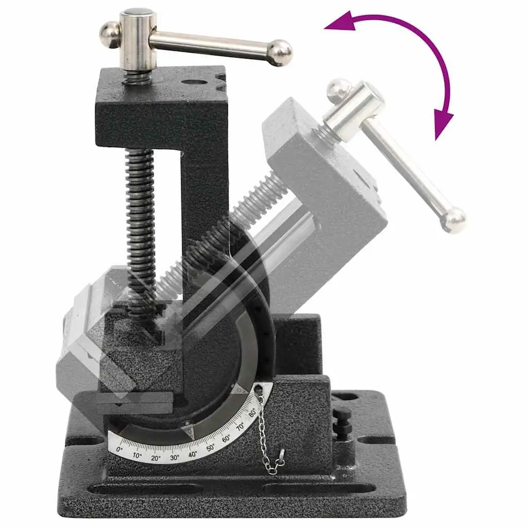 Tilting Drill Press Vice Manually Operated 110mm