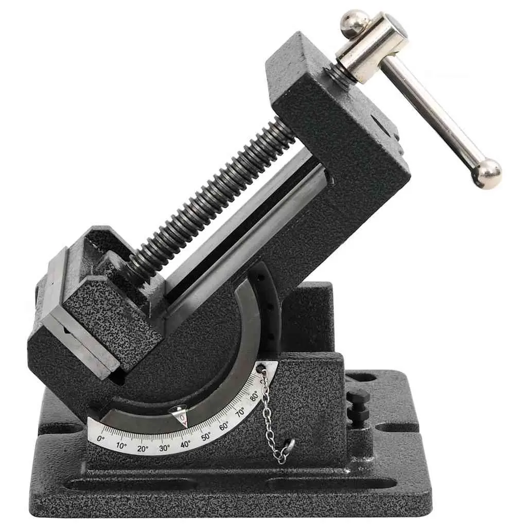 Tilting Drill Press Vice Manually Operated 110mm