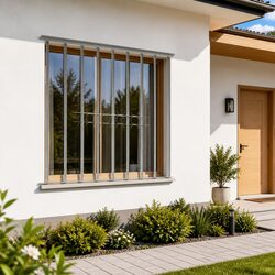 Feel Safe with This 4 Crossbar Adjustable Security Grille