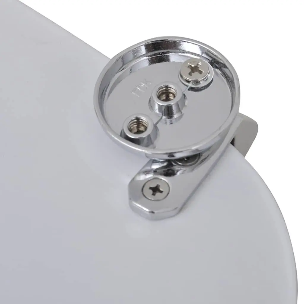 Toilet Seat with Hard Close Lid MDF Multicolour Bathroom Fixture Adjustable