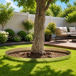 Flexible Lawn Garden Border Edging Set 5 Panels Outdoor Backyard Fence Divider