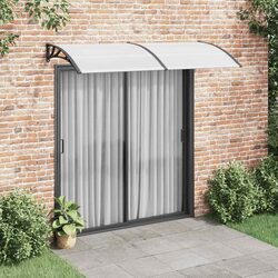 Friendly Black Door Canopy 240 x 100 cm for Your Home