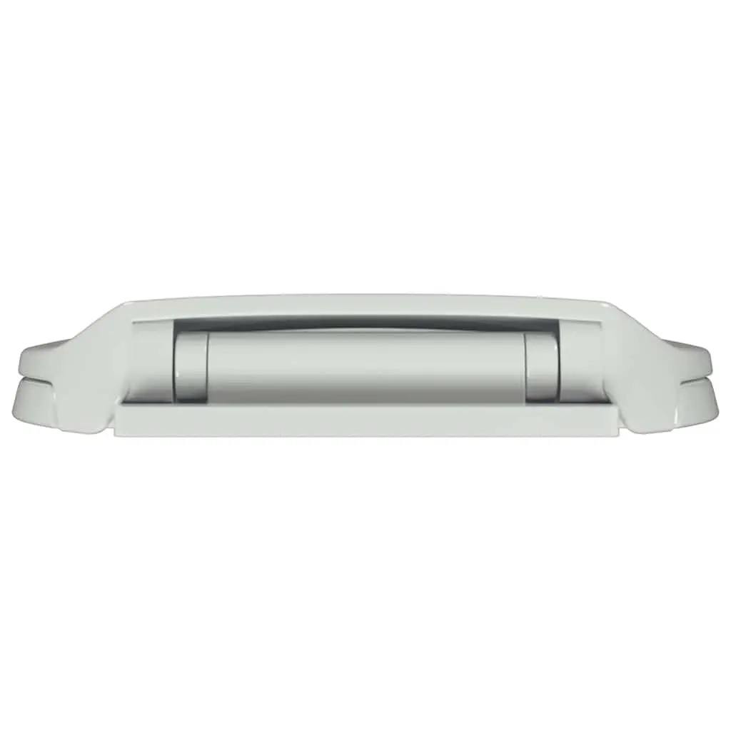 Soft-Close Toilet Seat White Oval Standard Bowl Bathroom Accessory