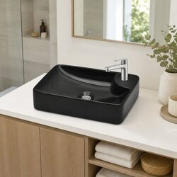 Your Go-To Black Ceramic Sink for Modern Bathrooms