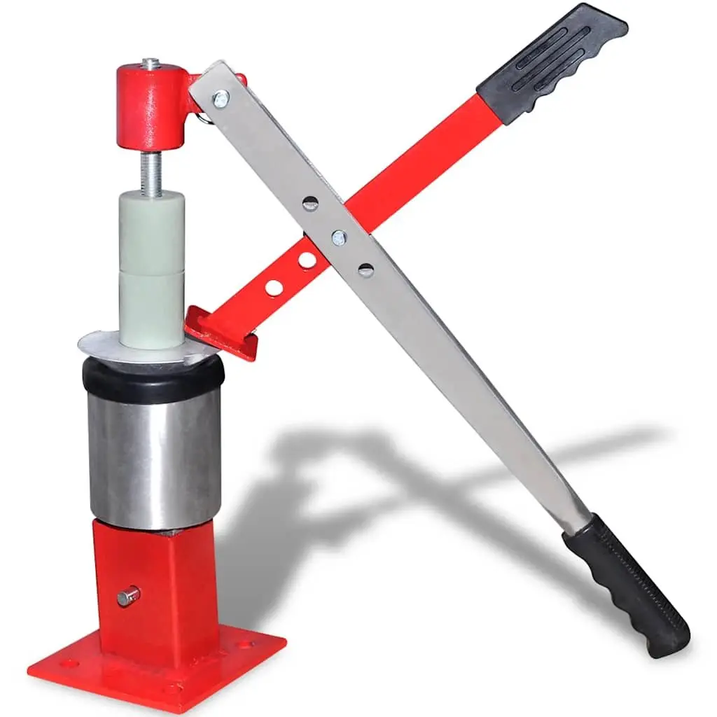 Mini Tyre Changer Portable Tool Compact Height 42 cm Red