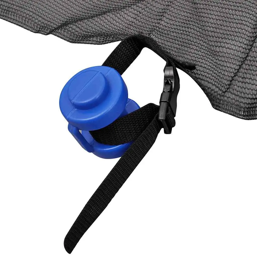 Trampoline Safety Net Weatherproof Black 4.57m Replacement Enclosure