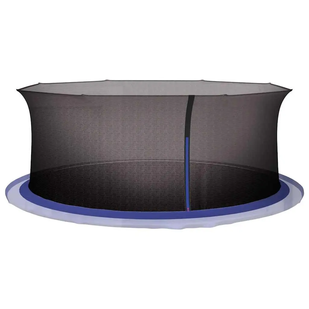 Trampoline Safety Net Weatherproof Black 4.57m Replacement Enclosure
