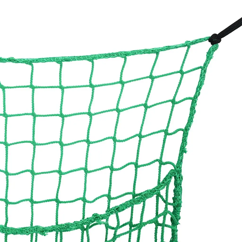 Hay Nets Rectangular Green 0.9x1 m 2 Piece PP Mesh Feeding Horse Pony Livestock