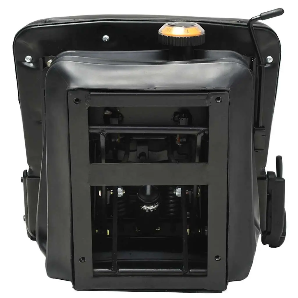 Forklift Tractor Seat Heavy Duty Comfort Suspension Adjustable Backrest Black
