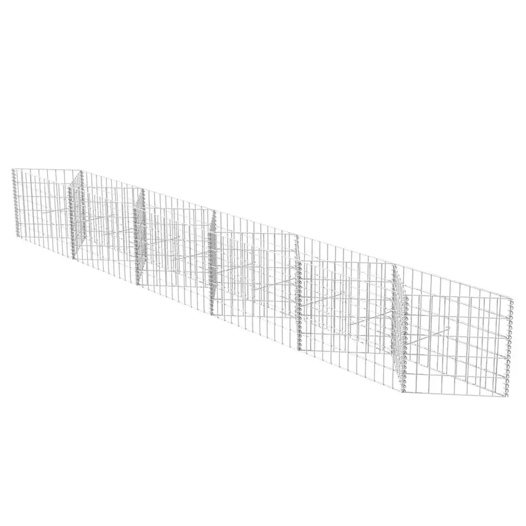 Gabion Basket Galvanised Steel Retaining Wall 300 x 30 x 50 cm
