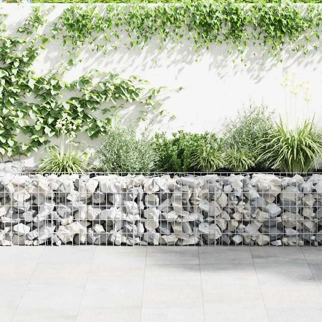 Gabion Basket Galvanised Steel Retaining Wall 300 x 30 x 50 cm