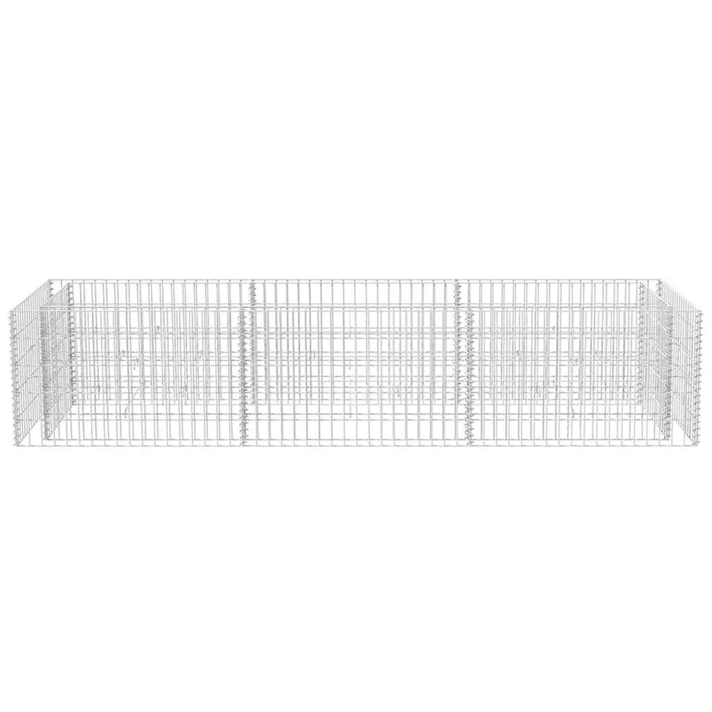 Gabion Raised Garden Bed Steel Planter Border 270x90x50cm