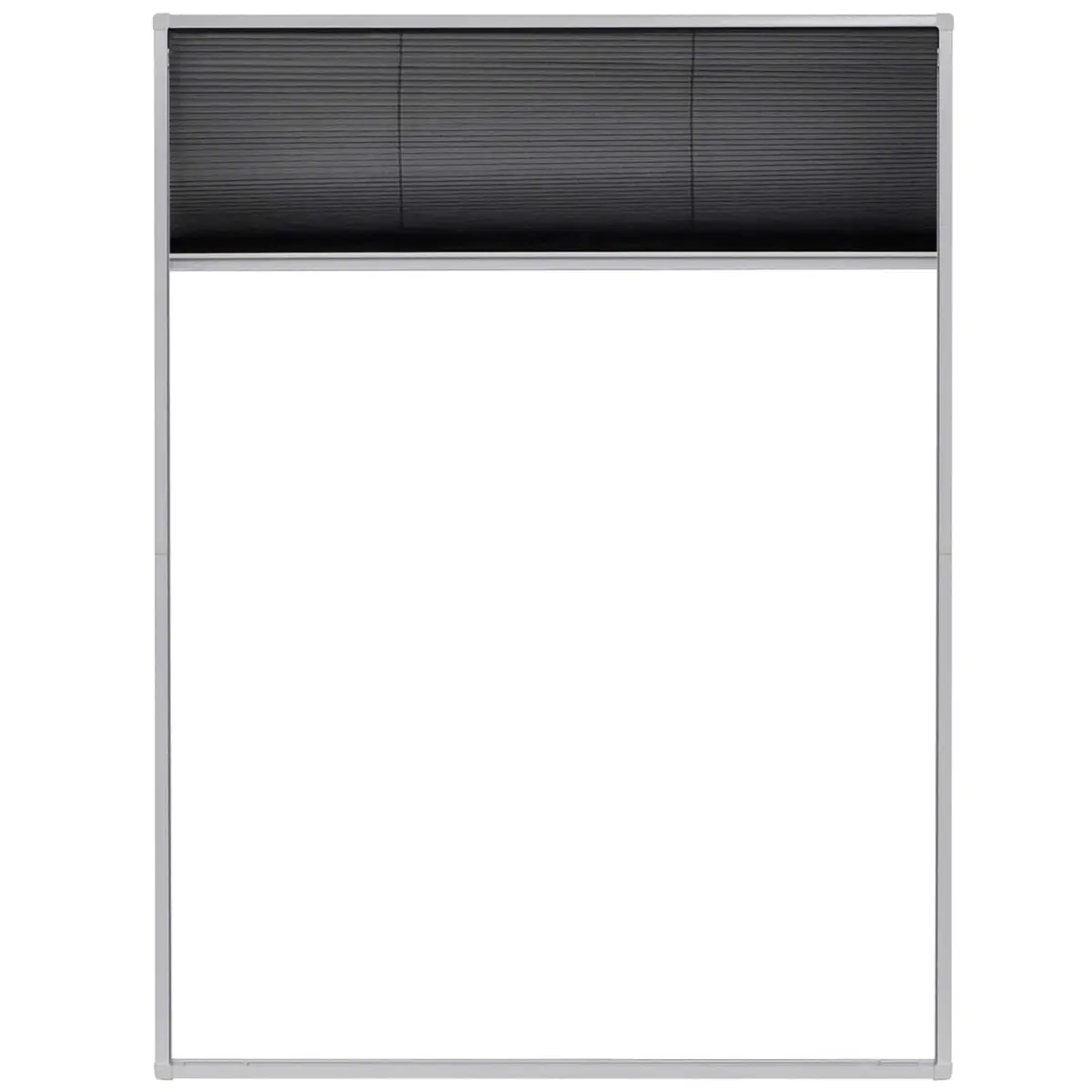 Insect Screen Window Fine Mesh 60x80 cm Black Frame