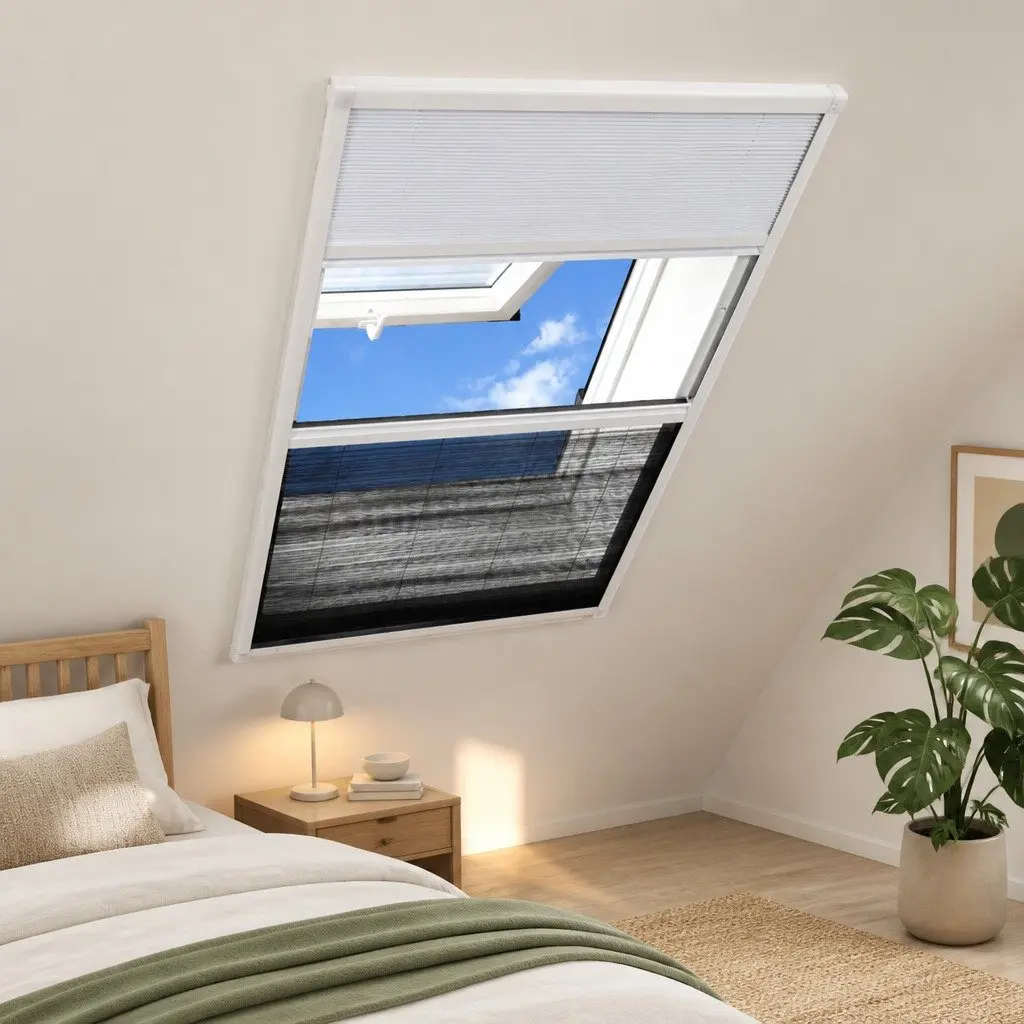 Plisse Insect Screen Window 80x120 cm