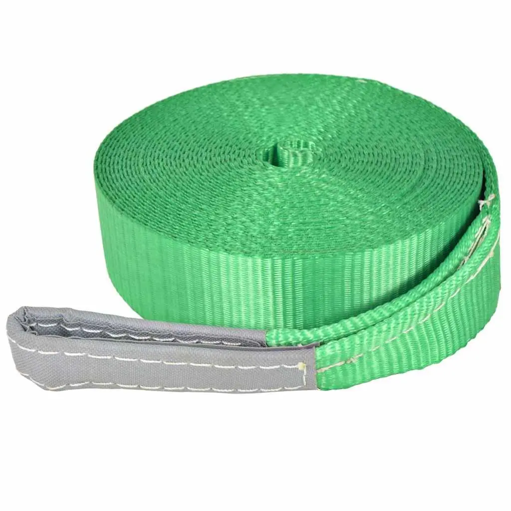 Slackline Balance Trainer Green 15m 50mm Width Outdoor Fitness Equipment