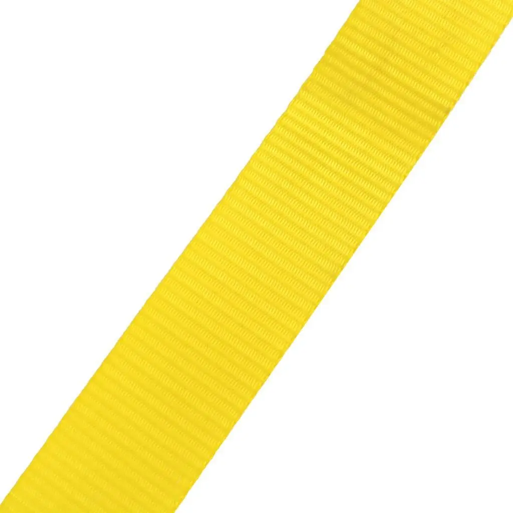 Slackline 15m Balance Training Rope 50mm Width Yellow