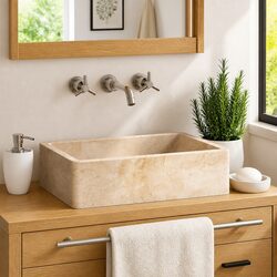 Choose the Right Basin for Your Bathroom: River Stone Style 45x30x12cm