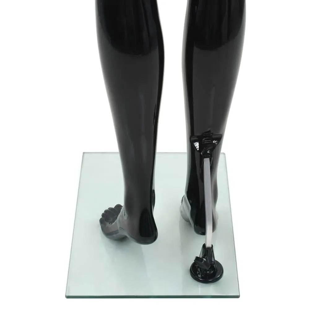 Full Body Female Mannequin Glossy Black Glass Base Display 175cm Shop Window
