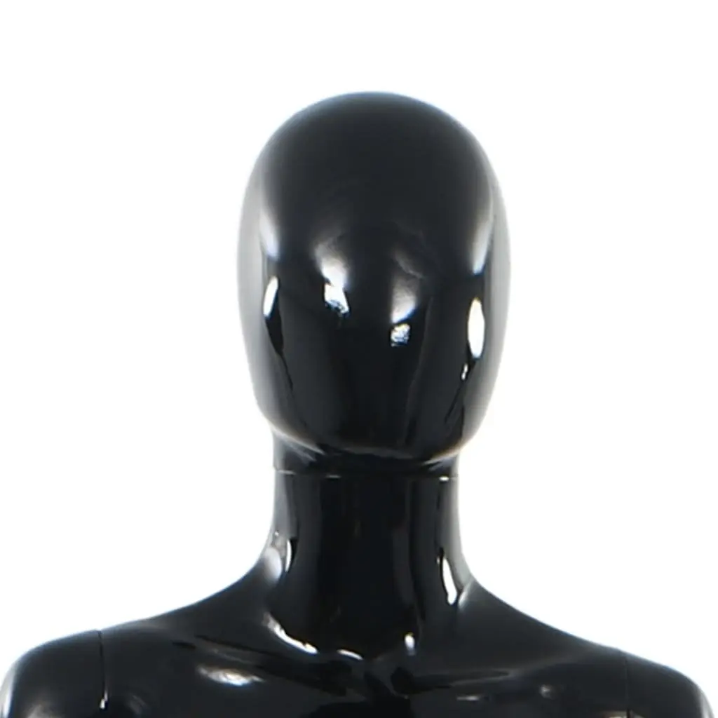 Full Body Female Mannequin Glossy Black Glass Base Display 175cm Shop Window