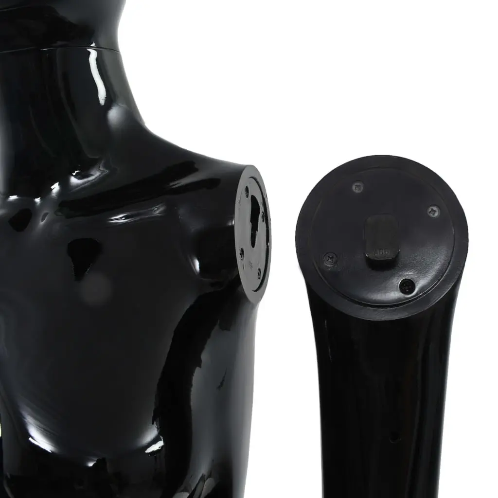 Full Body Female Mannequin Glossy Black Glass Base Display 175cm Shop Window