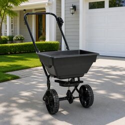 Friendly Walk Behind Salt Spreader for Easy Use