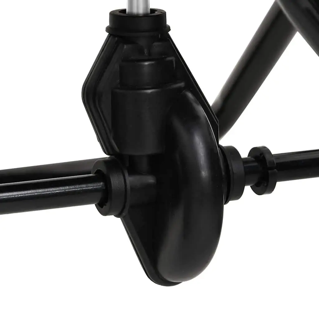 Walk Behind Salt Spreader Durable Tubular Steel Frame Large PVC Hopper 80x46x75cm